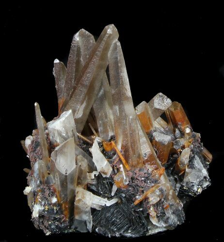 Quartz Crystals With Hematite - Jinlong Hill, China #35950